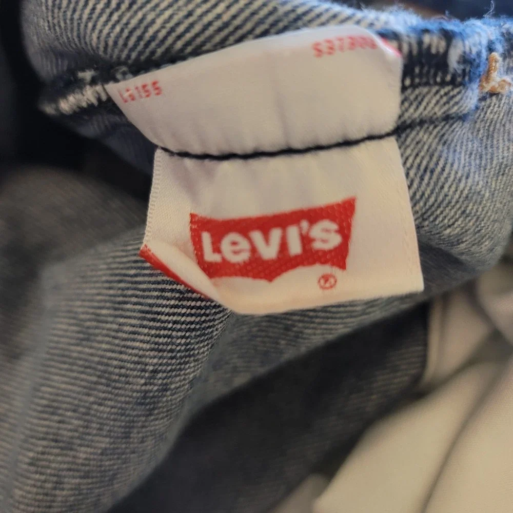 Levi's 501 Original Fit Jeans Mens 42x30 Blue Straight Leg Button Fly 00501-0000